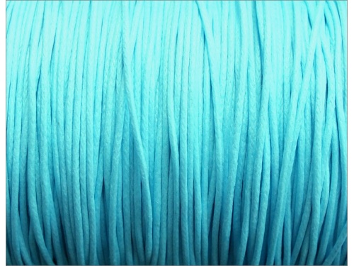 Wax Cotton Cord Aqua Blue