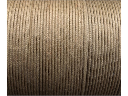 Wax Cotton Cord Light Brown