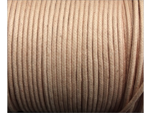 Wax Cotton Cord Peach 2mm