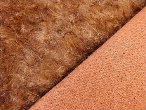 Schulte Beige & Brown dense tipped 23mm Mohair - 95