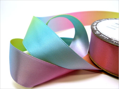 Satin Rainbow 6mm Ribbon Roll