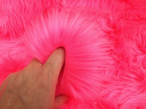 Cerise Pink Luxury 60mm Shag Pile