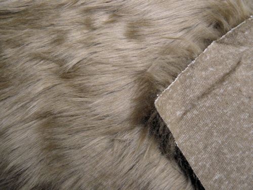 Cocoa Luxury 60mm Faux Fur Fabric Shag Pile 