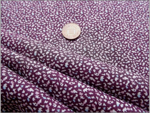 Cotton Burgundy Speckled 8