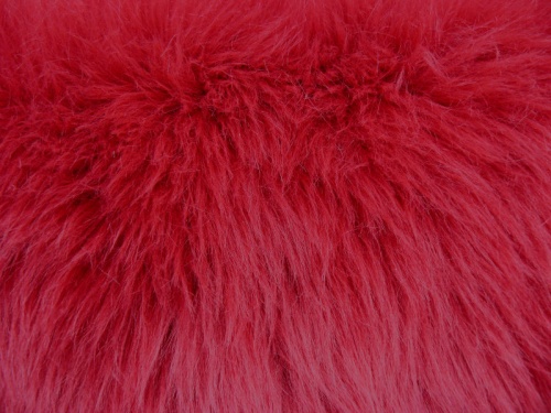 Deep Red Luxury 60mm Shag Pile