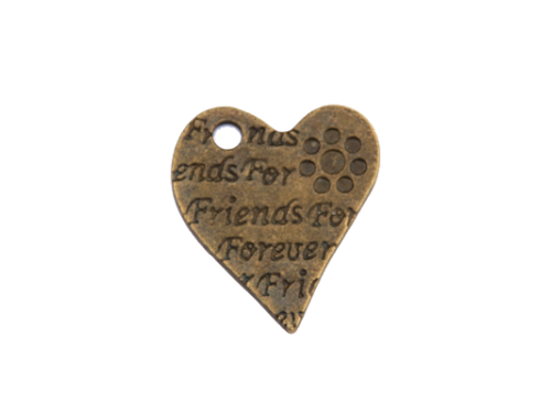 Forever Friends Hearts (bronze colour) TB178