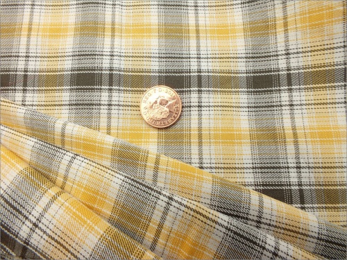 Cotton Golden Check