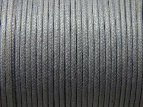 Wax Cotton Cord Grey 2mm