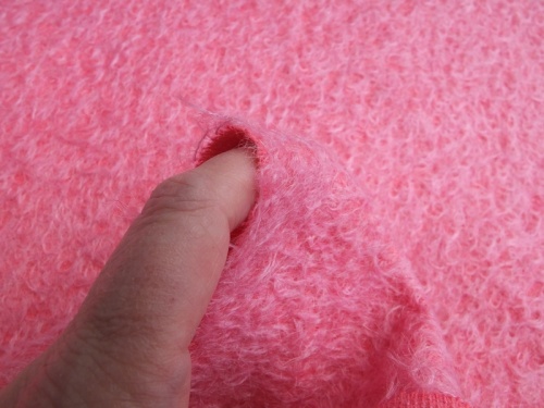 Helmbold Geranium Pink 12mm Felted Mohair HDTR