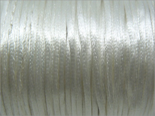 Ivory Rattail Silky Cord  2mm