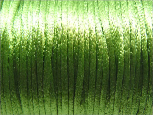 Lime Rattail Silky Cord  2mm