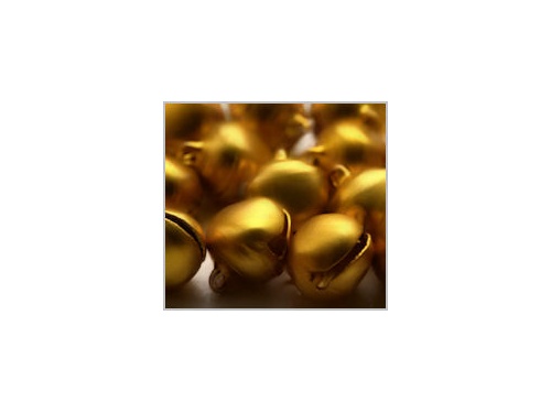 10mm Gold Miniature Coloured Bells