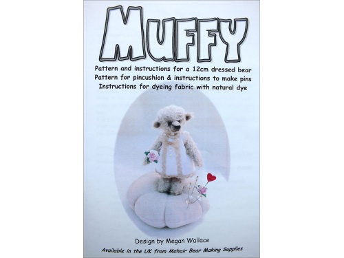 Muffy 12cm bear Pin Cushion Pattern 