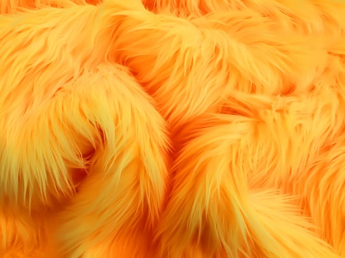 Yellow Luxury 60mm Shag Pile