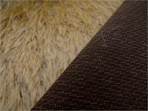 Schulte Silke Gold on Brown 21mm  Mohair - 23