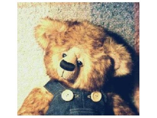 Sebastian 42cm Faux Fur Bear Pattern