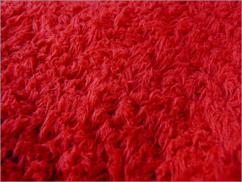 Schulte Red Cotton Plush 9mm Pile - LIMITED STOCK