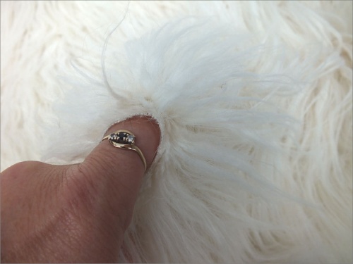 Mongolian Long Ivory 60 - 70mm pile O/G