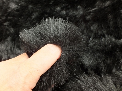 Textured Black 35mm pile O/G