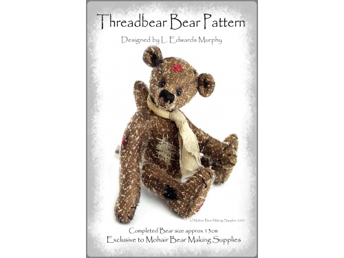Thread-Bare 4" Bear Pattern 